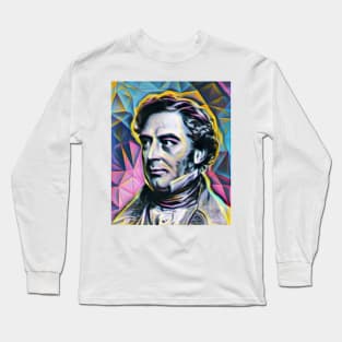 Robert Stephenson Portrait | Robert Stephenson Artwork 10 Long Sleeve T-Shirt